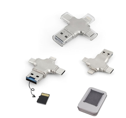 4 dans un type C OTG USB Flash Drives 2.0 3.0 30MB/S pour téléphone Android