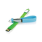 Lecteur USB de bracelet en silicone flash UDP étanche 64 Go avec porte-clés