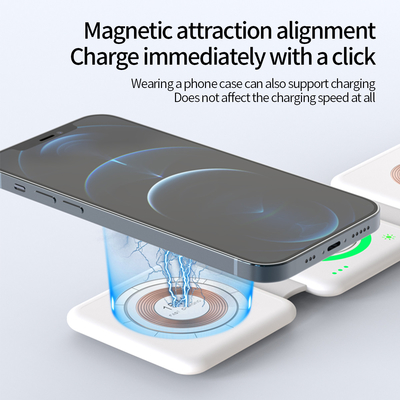 Efficacité de charge ≥ 73% Chargeur sans fil multifonctionnel