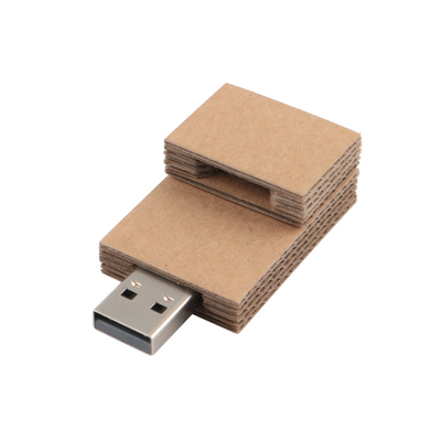 Disque flash USB en papier rectangulaire matériau écologique USB 2.0 et USB 3.0