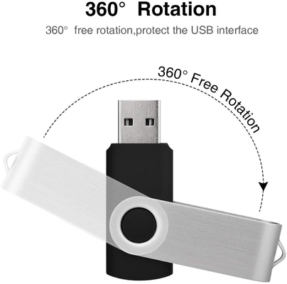 Une clé USB en plastique blanc caractéristique du matériau recyclé