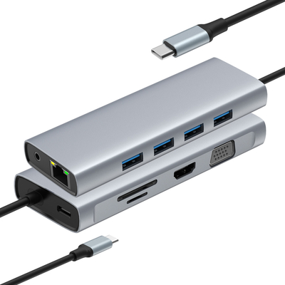 Hub HDMI multi-port en aluminium rapide et USB pour une connectivité améliorée