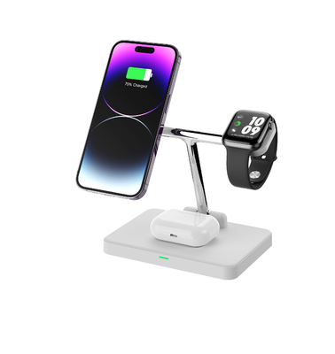 Chargement sans fil vertical rapide 3 en 1 Chargeur rapide pour téléphone