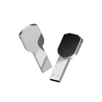 Avec le logo laser à couleurs LED sur le disque USB Face Disque USB avec fonctionnalité de téléchargement de données personnalisé pour les cadeaux d'entreprise
