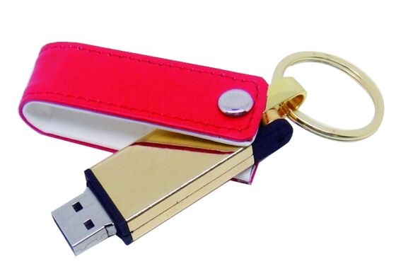 Mac OS compatibles en cuir USB Flash Drive Noir Couleur personnalisée OEM Design élégant et durable Parfait pour les cadeaux d'entreprise