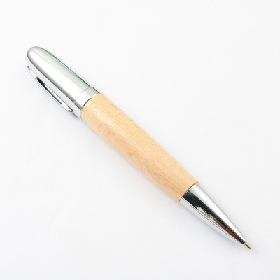 Le bois personnalisé par érable USB conduit Graed Pen Shapes 140x16mm