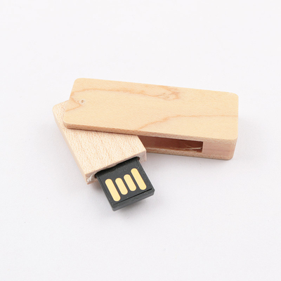 2,0 l'essai en bois de FCC Rohs H2 de la CE de mémoire d'USB d'érable à grande vitesse a passé
