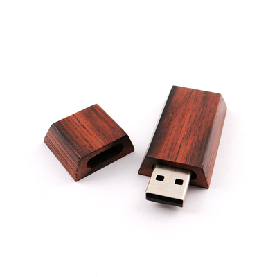 Vitesse rapide en bois adaptée aux besoins du client d'entraînement d'instantané d'USB de forme de coupe 64GB 128GB 256GB
