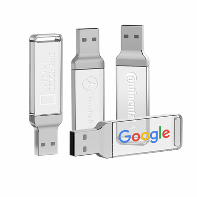 8 Go 128 Go UDP Flash Crystal USB Stick 2.0 Acrylique Transparent