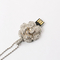 Lecteur instantané 2,0 d'USB de fleur de style de bijoux avec Chips Hidden Inside