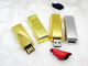 Lecture d'USB de barre d'or en métal 2,0 et vitesse rapides 64GB 128GB d'inscription