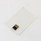 Corps transparent de mini mémoire d'UDP Chips Card USB avec la copie sur l'autocollant de papier