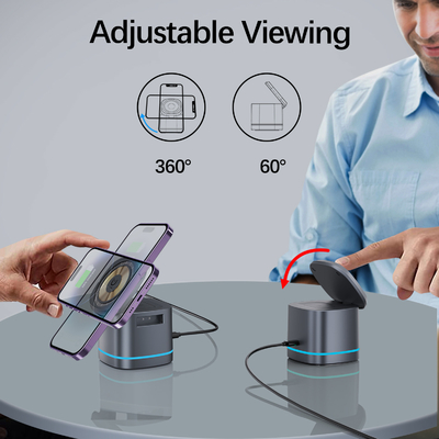 Maximiser votre efficacité de charge avec la charge rapide Pad de charge sans fil 5V / 1A sortie et protection contre la surtension incluse