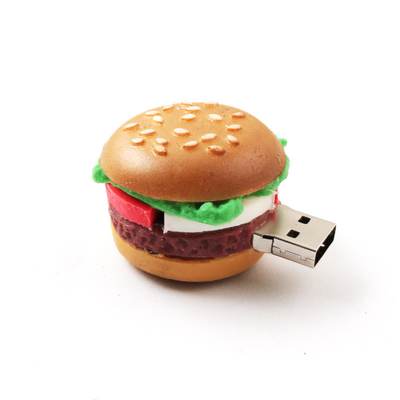 Des clés USB personnalisées en forme de hamburger de KFC McDonald's pour les cadeaux d'entreprise alimentaires artificiels