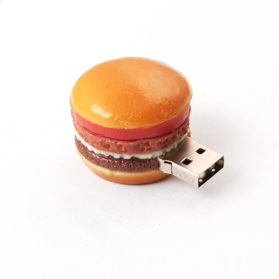 Une clé USB en forme de macaron faite de biscuits en forme de clé USB personnalisée Disques flash USB en vrac