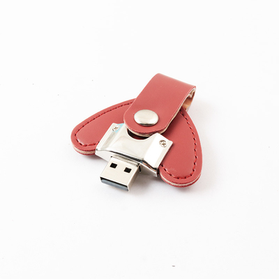 Disque USB en cuir OEM avec chiffrement couleur personnalisée