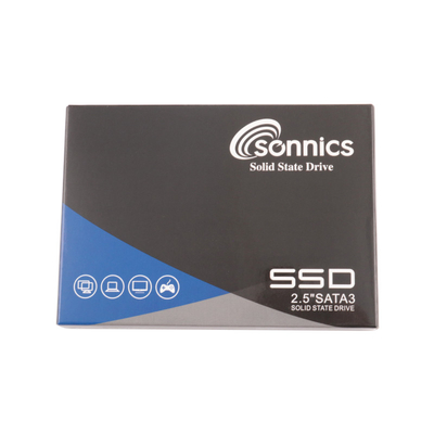 SSD SATA de 2,5 pouces de haute capacité 256 gb pour une résistance aux chocs de haute capacité 1500G/0,5ms