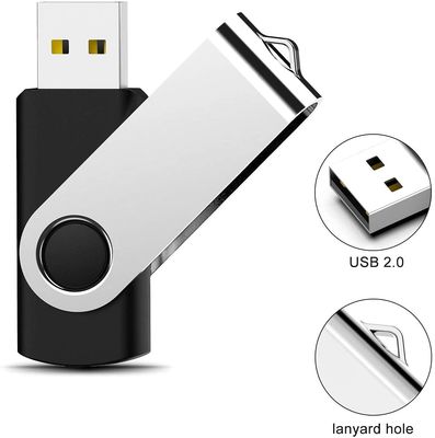 Une clé USB en plastique blanc caractéristique du matériel de recyclage à mémoire complète