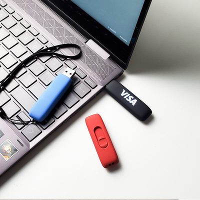 Disque flash USB en métal en plastique avec vitesse améliorée 50 MB/s Ecrire 100 MB/s Lire