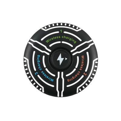 Boîte de support de chargeur sans fil multifonctionnel Logo d'impression Fidget Spinner Indicateur lumineux