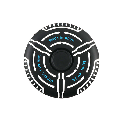 Boîte de support de chargeur sans fil multifonctionnel Logo d'impression Fidget Spinner Indicateur lumineux