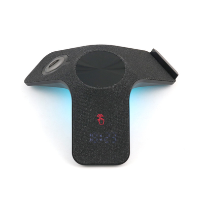 Diamètre 62MM Station de charge sans fil 3 en 1 avec lumière et indicateur Fidget Spinner
