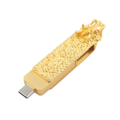 Disque flash en forme de dragon de type C et USB avec lecture et écriture rapide 3.0 usb