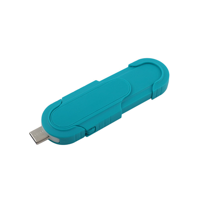 Disque flash OTG à double interface USB 3.0 de type C de 13 g en blanc/noir/vert/violet/jaune/rouge