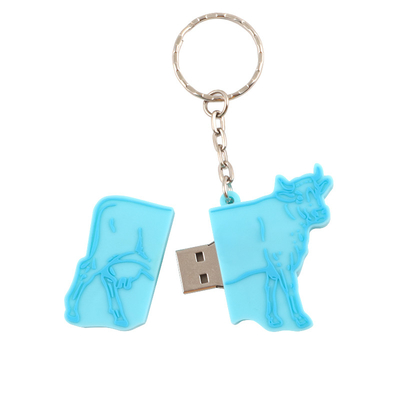 Disques flash USB personnalisés en PVC et silicone avec interface USB 2.0/3.0