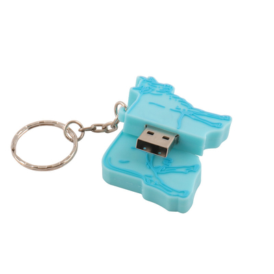 Disques flash USB personnalisés en PVC et silicone avec interface USB 2.0/3.0