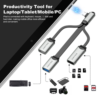Cable USB pour lire et copier aussi l'adaptateur USB transfert rapide de données