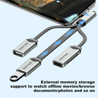 Cable USB pour lire et copier aussi l'adaptateur USB transfert rapide de données