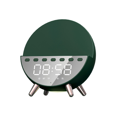 Chargeur sans fil de l' horloge Porteur de téléphone portable Chargeur rapide 15W avec lumière