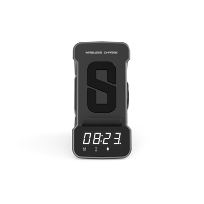 Avec haut-parleur Bluetooth Chargeur sans fil avec horloge et chargeur rapide