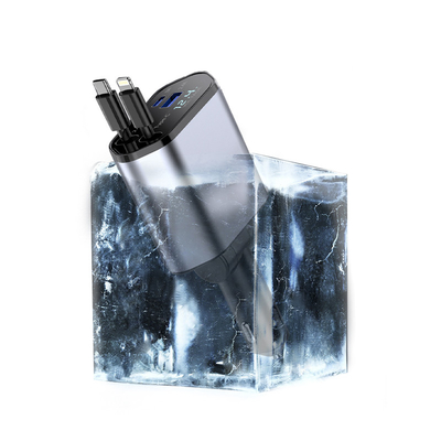 Chargement super rapide MAX 100W Chargeur de voiture de type C pour entrée de tension nominale de 12 à 24 v