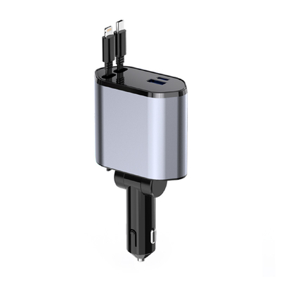 Chargement super rapide MAX 100W Chargeur de voiture de type C pour entrée de tension nominale de 12 à 24 v