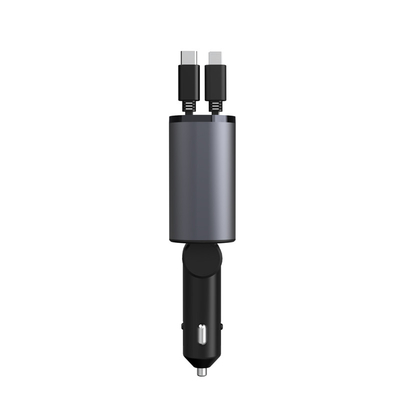 Chargeur de voiture à sortie USB-C pratique 5V/3A avec puissance nominale MAX 120W