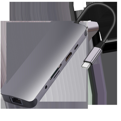 Station USB 3.0 Hub USB C Smart Adapter / Hub de carte mémoire avec une vitesse de transfert de données de 5 Gbps