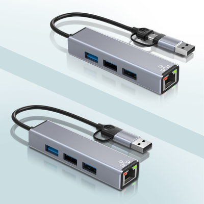 Adaptateur USB C compact Porte USB portable Expandant Porte USB pour le transfert de données rapide