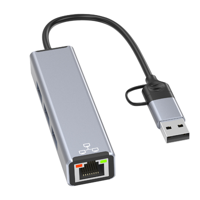 Adaptateur USB C compact Porte USB portable Expandant Porte USB pour le transfert de données rapide