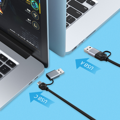 Adaptateur USB C compact Porte USB portable Expandant Porte USB pour le transfert de données rapide