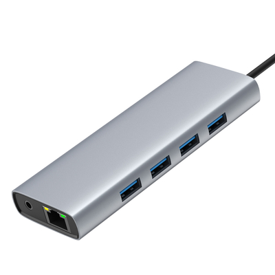Hub HDMI multi-port en aluminium rapide et USB pour une connectivité améliorée