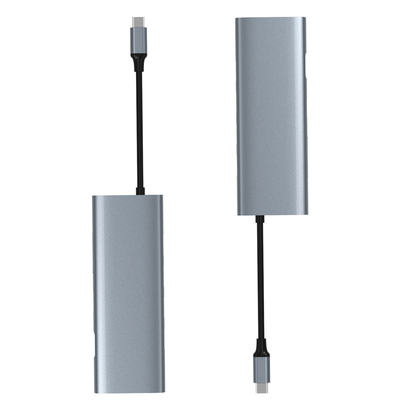 Hub HDMI multi-port en aluminium rapide et USB pour une connectivité améliorée