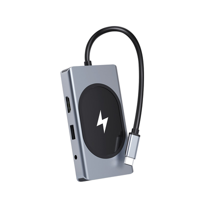 Adaptateur multifonctionnel USB type C HUB 9 en un et avec lecteur de carte mémoire