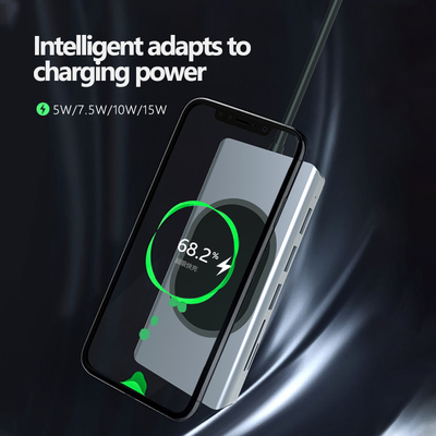 Adaptateur de transfert de données multi-port Hub 11 en un jusqu'à 5 Gbps Vitesse de transfert Prend en charge de nombreux ports