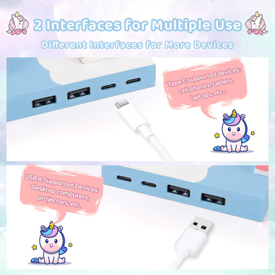 EasyCarry Multi Port Type C Station USB C Hub Adaptateur connecté