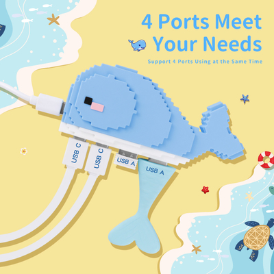Hub de carte mémoire de transfert de données multi-port avec lecture de carte mémoire pour ordinateur portable