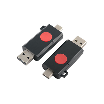 Disques flash USB 3.0 et de type C avec un flash plastique et un logo personnalisé