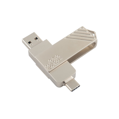 Type C métallique en forme de torsion à grande vitesse USB Flash Drive 3.0 et USB 2.0 et type C