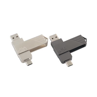 Disque flash USB de type métal C en forme de torsion à vitesse rapide peut être utilisé par téléphone directement